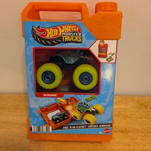 Hot Wheels Monster Trucks Motosaurus Playset - Orange & Yellow